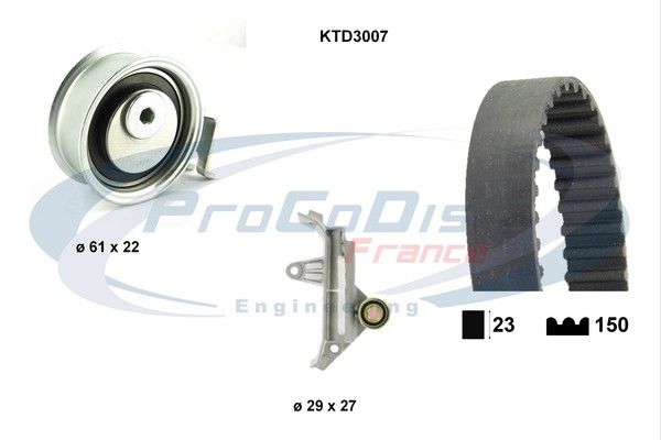 PROCODIS FRANCE Zobsiksnas komplekts KTD3007